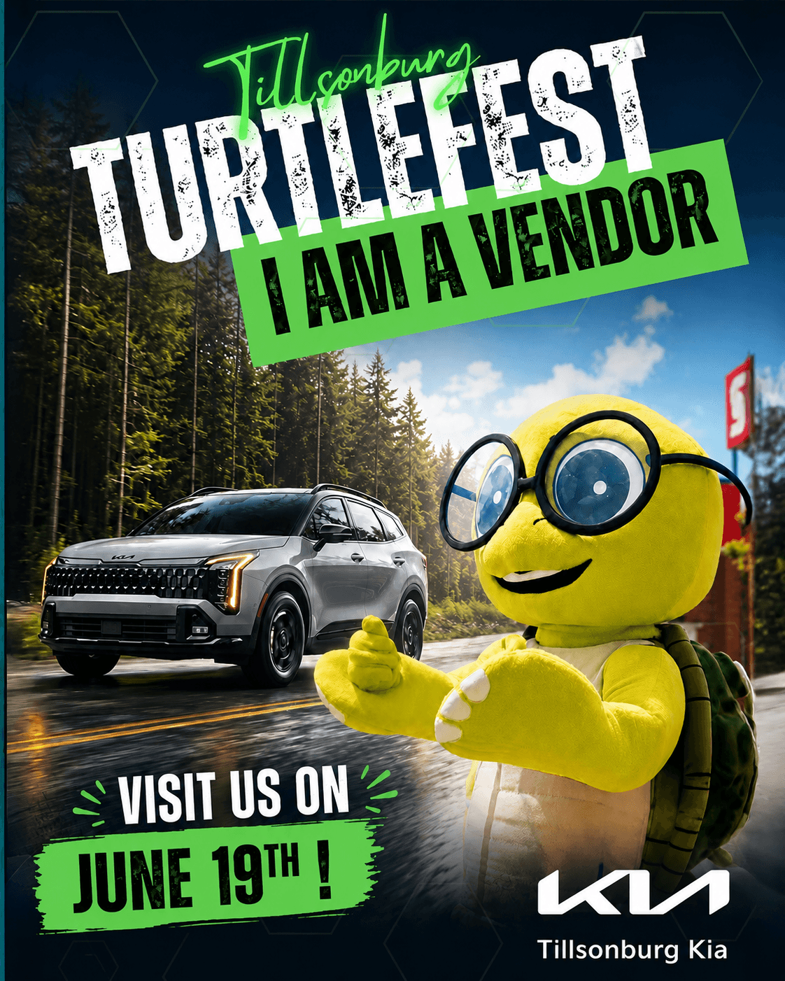 Tillsonburg Kia at TurtleFest — visit us June 19th!
